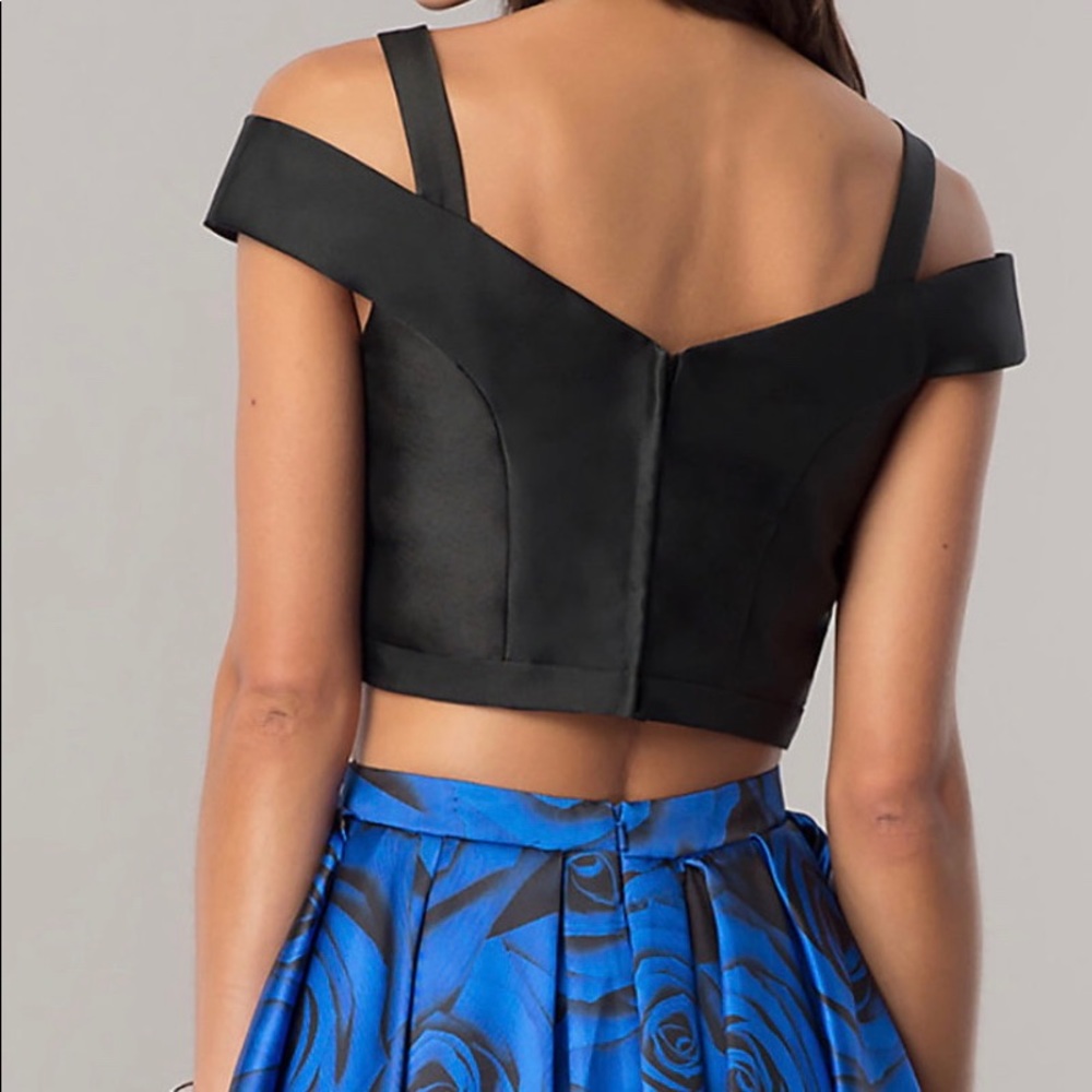 juniors prom girl two piece dress size 5/6💙💙 - Picture 2 of 5